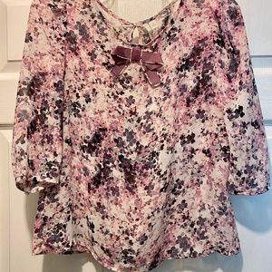 Lauren Conrad floral blouse